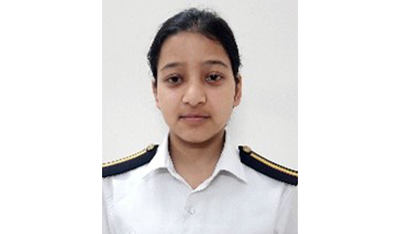 A Female Cadet at BW LPG India