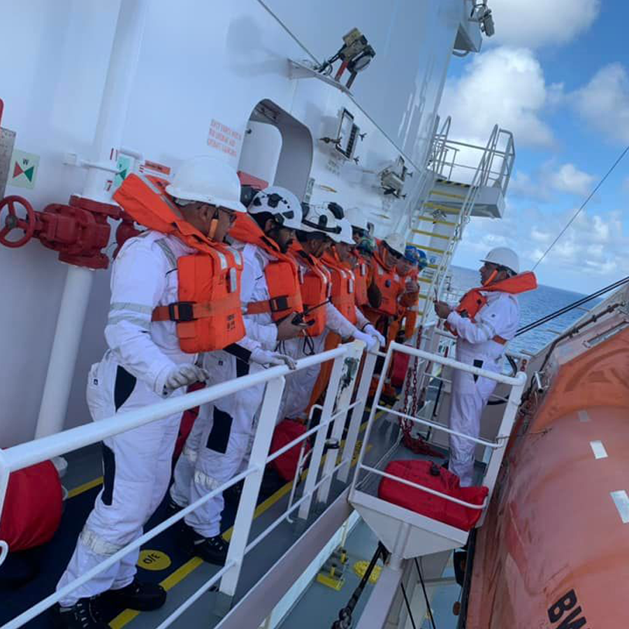 Safety onboard a Very Large Gas Carrier