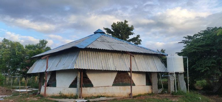 Shanti Kutiram, a building repurposed as a healthcare centre at ProtoVillage