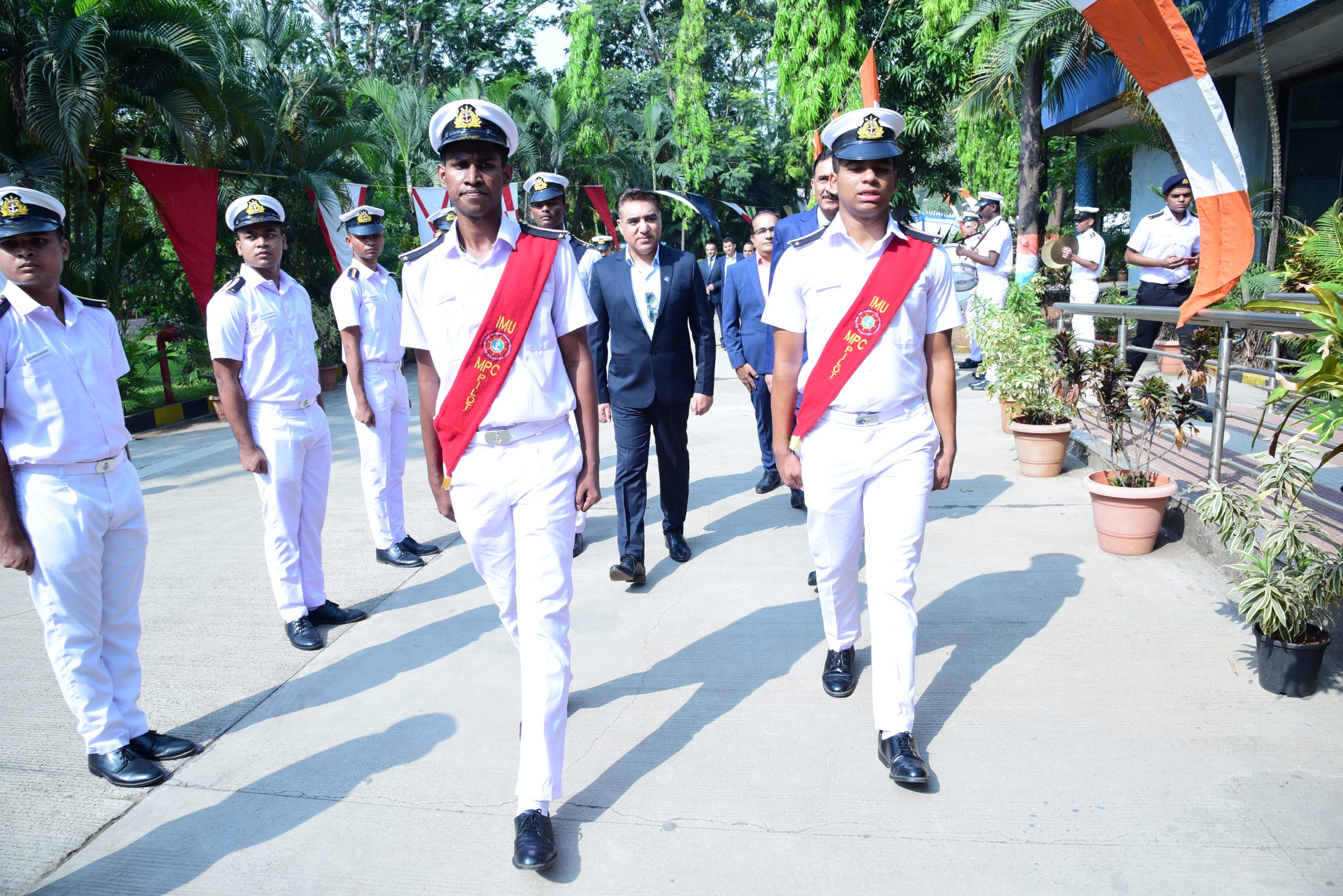 Guard of Honor Parade at the Indian Maritime University
