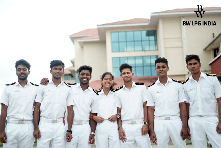 Devija S with schoolmates from the IMU Kochi Campus